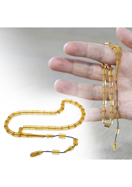 Sistemli Kesme Kesim Şeffaf Beyaz Mini Boy Ateş Kehribar Tesbih fiyatları