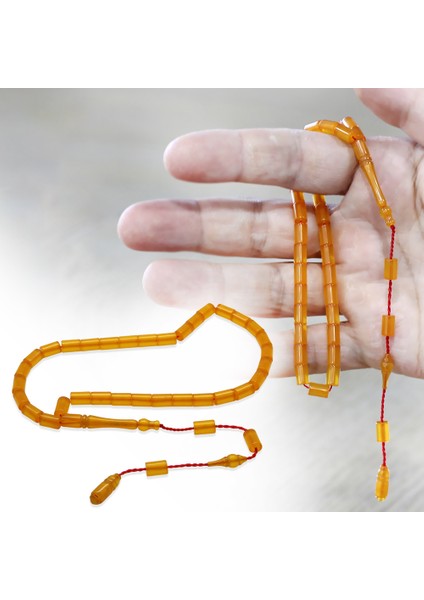 Sistemli Kesme Kesim Mini Boy Turuncu Ateş Kehribar Tesbih fiyatları