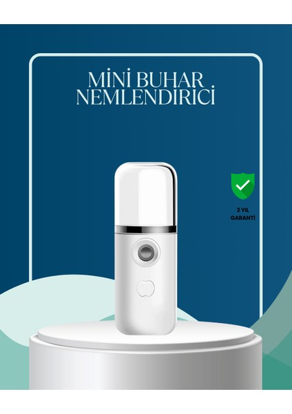 Akıllı Pro Teknolojili Şarjlı Nemlendirici – Portatif Cilt ve Hava Nemlendirici Cihaz