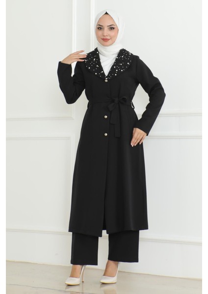 Inci Detaylı Takım Siyah MSW19216