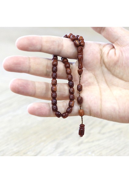 Sistemli Küp Kesim Bilek Boy Kahverengi Ateş Kehribar Tesbih modelleri