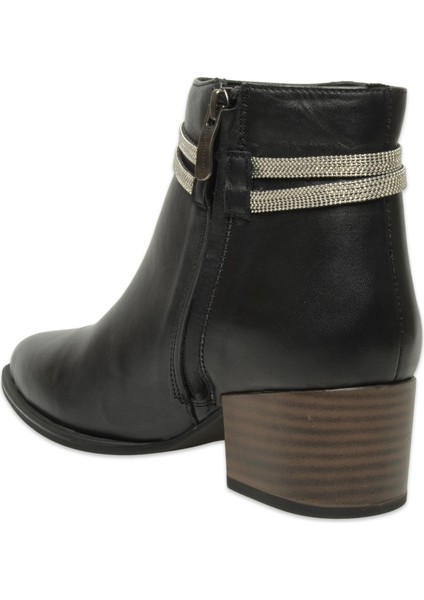 D25KB-4315 Günlük Topuklu Siyah Kadın Bot fırsatları
