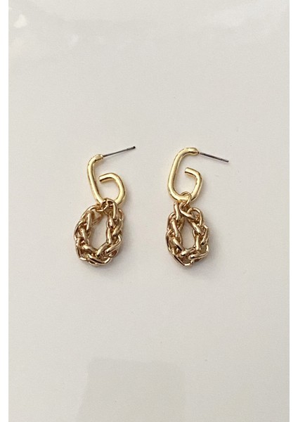 Zincir Sallantılı Gold Küpe fırsatları
