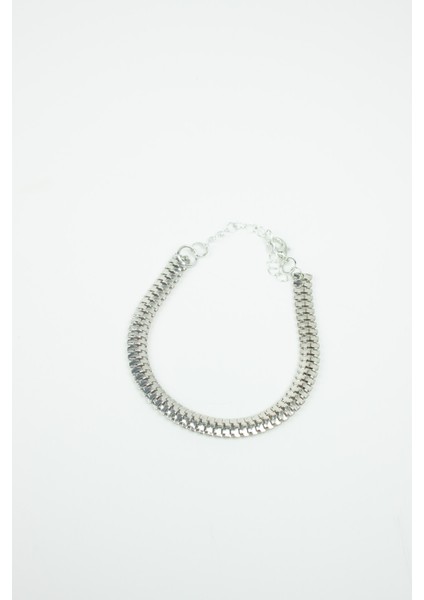 Ezme Zincir Gümüş Renk Bileklik fiyatları