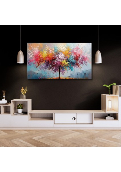 Hd Digital Baskı Kanvas Yağlı Boya Ağaç Modern Tablo modelleri