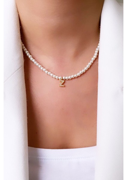 Inci Harf Kolye Z Harfi