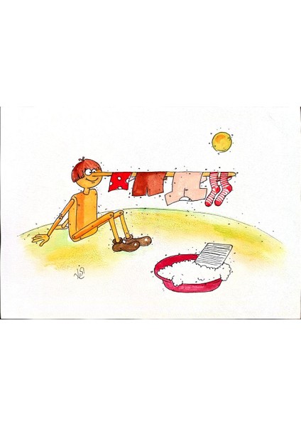 Rana Ghassemi 29X21CM Orijinal Karikatür Tablo modelleri