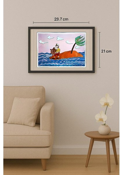 Marzeyah Rezaei 29X21CM Orijinal Karikatür Tablo fiyatları