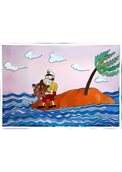 Marzeyah Rezaei 29X21CM Orijinal Karikatür Tablo modelleri