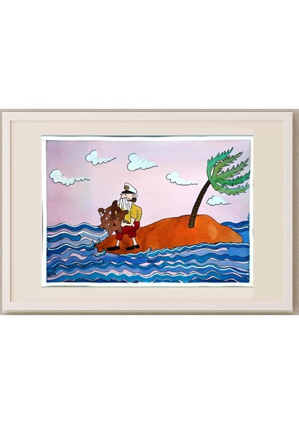 Marzeyah Rezaei 29X21CM Orijinal Karikatür Tablo fırsatları