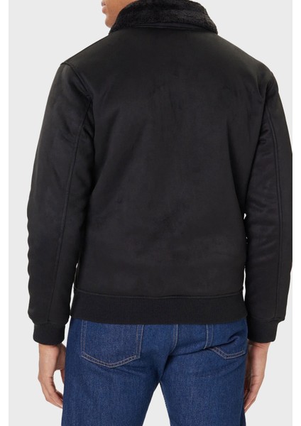 Soft Shearling Regular Fit Yumuşak Tüylü Ceket Yaka Mont M5BL43W2302 Erkek Mont M5BL43 W2302 Jblk fırsatları