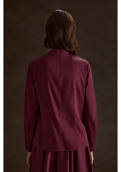 Beli Pili Detaylı Cotton Bluz fırsatları