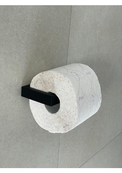 ArtPera3D Minimalist Siyah Tuvalet Kâğıdı Tutucu | Mat Siyah Modern Duvar Tipi Askı | Banyo Aksesuarı fiyatları