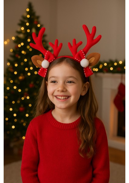 Yılbaşı Süsü Yılbaşı Desenli Kız Çocuk Taç Kız Çocuk Oyuncağı Noel Süsü