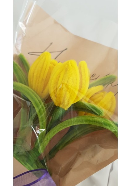 Lale Çiçek Buketi – El Yapımı Hediyelik Aranjman fırsatları