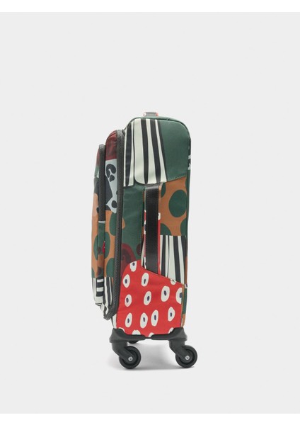 Desenli Teknik Kumaş Seyahat Valizi fiyatları