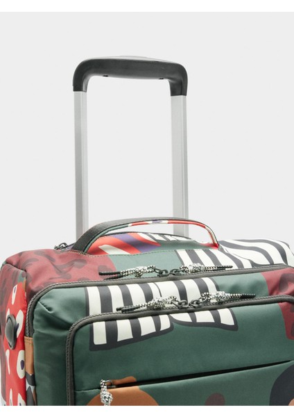 Desenli Teknik Kumaş Seyahat Valizi fırsatları