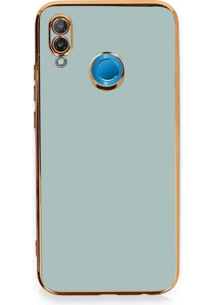 Huawei P20 Lite Kılıf Volet Silikon - Açık Yeşil (K95)