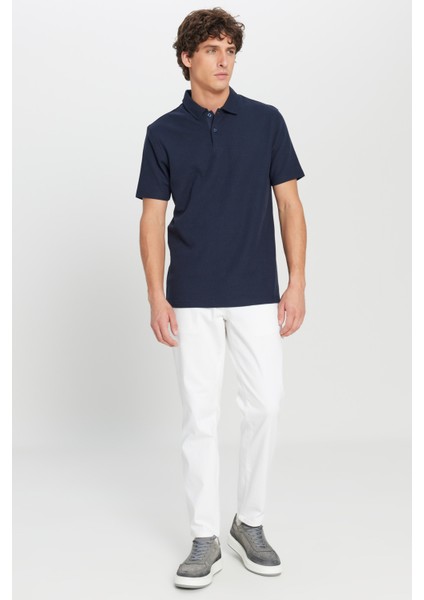 %100 Pamuk Slim Fit Dar Kesim Polo Yaka Jakarlı Triko Tişört fiyatları