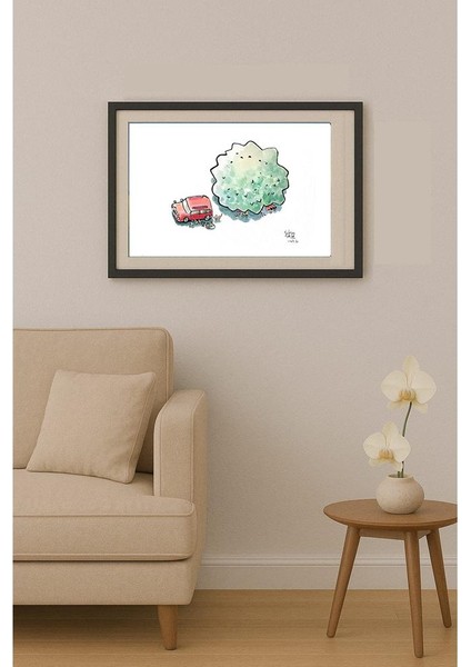 Yukio Sihnohara 33x25cm Orijinal Karikatür Tablo fiyatları