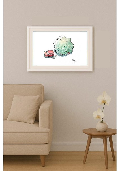 Yukio Sihnohara 33x25cm Orijinal Karikatür Tablo indirimleri