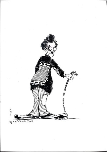 Kiyarash Zandi 36x26cm Orijinal Karikatür Tablo modelleri