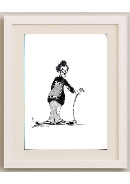 Kiyarash Zandi 36x26cm Orijinal Karikatür Tablo fırsatları