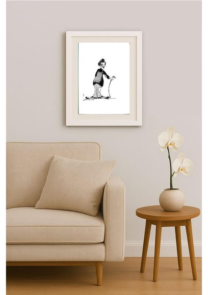 Kiyarash Zandi 36x26cm Orijinal Karikatür Tablo indirimleri