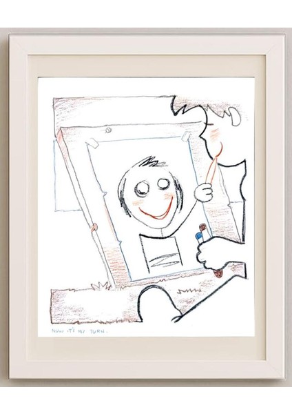 Terry Wilson 25x21cm Orijinal Karikatür Tablo fırsatları