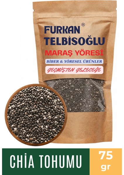 Chia Tohumu - ( Orijinal, Katkısız, Elenmiş ) 75GR