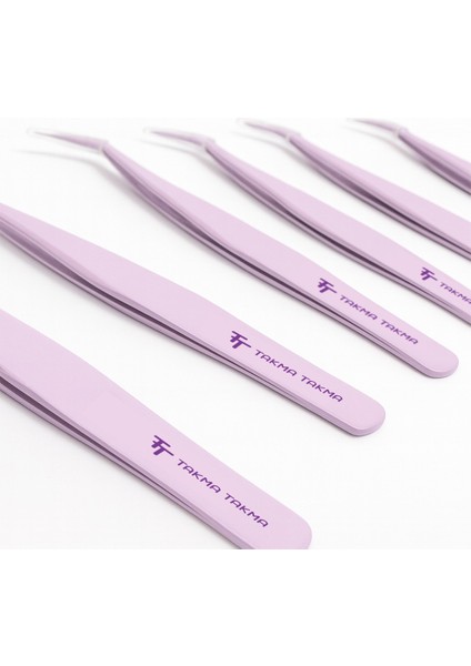 Kirpik Uygulama Cımbızı - KP1459 - Mor fırsatları