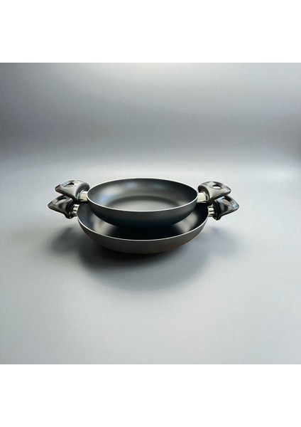 2'li Teflon Tava Sahan Seti 20-24 cm Yanmaz Yapışmaz Yüzey Hafif ve Pratik Kullanım fırsatları
