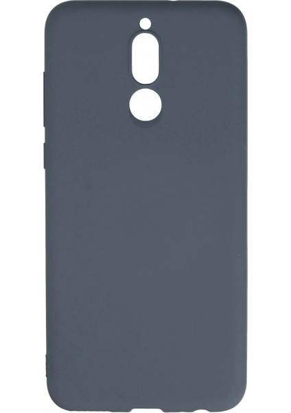 Huawei Mate 10 Lite Kılıf Nano Içi Kadife Silikon - Gri (K95)