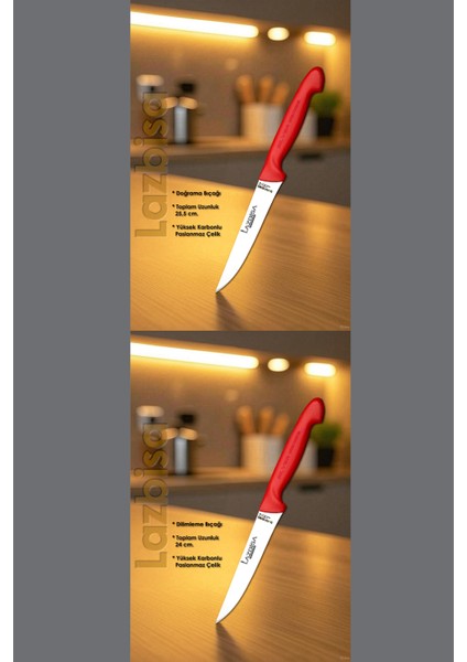 Silver Serisi Çantalı 5 Li Mutfak Bıçak Seti Gastronomi Mutfak Bıçak Seti Hds-73 fırsatları