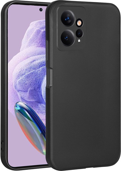Spia Xiaomi Redmi Note 12 4g Kılıf Spıa Premier Silikon Kapak-Siyah