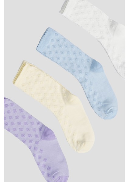 4 Çift Mevsimsel Kız Çocuk Soket Çorap fırsatları