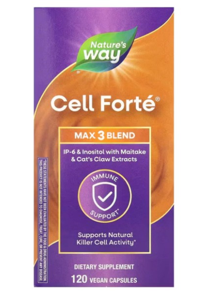 Cell Forté Max3 Blend Ip-6 & Inositol With Maitake Mushroom & Cat's Claw Extracts 120 Caps