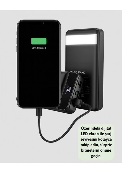 Tüm Cihazlarla Uyumlu 50.000 Mah Powerbank – Yüksek Kapasiteli, LED Gösterge ve Akıllı Koruma Fonksiyonlu indirimleri