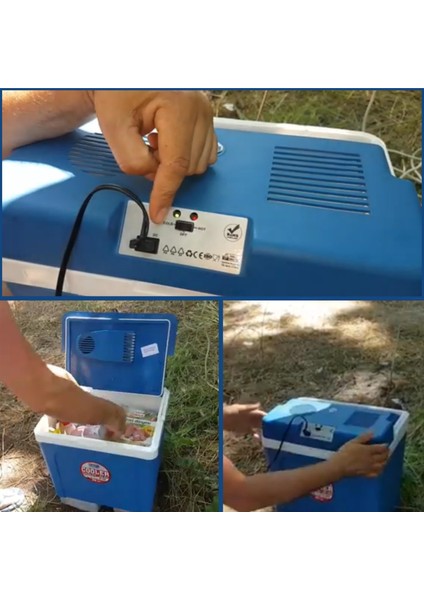 25 Litre 12V Oto Buzdolabı Termos- Portatif, Elektrikli, Oto Şarj Kablolu( 1050 Thermoelectric Cooler 12V.)