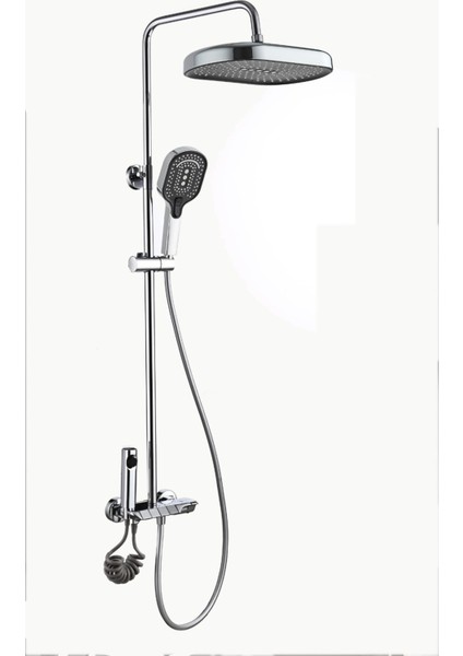 Pıano Tepe Duş Seti Krom