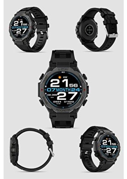 9924 Akıllı Saat / Sesli Görüşme / 1.52" Ekran / Uyku Izleme / Titreşim / Kalp Ritm Ölçme /adımsayar fırsatları