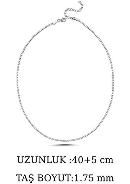 Işıklı Kutuda 925 Ayar Gümüş Kadın Su Yolu Kolye fiyatları