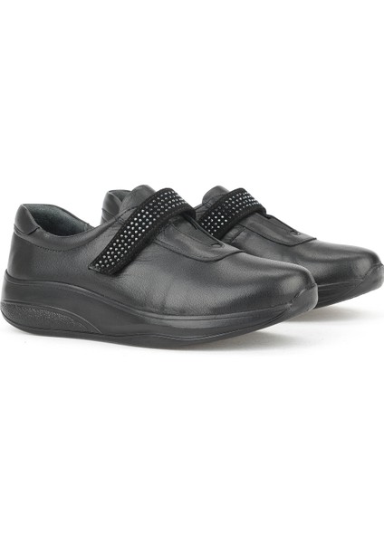 , Kadın Hakiki Deri Konfor Ayakkabı 15355Z2417 Siyah fiyatları
