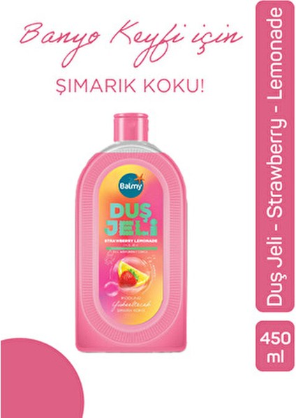 Besleyici ve Nemlendirici Çilek Aromalı Duş Jeli 450 ml