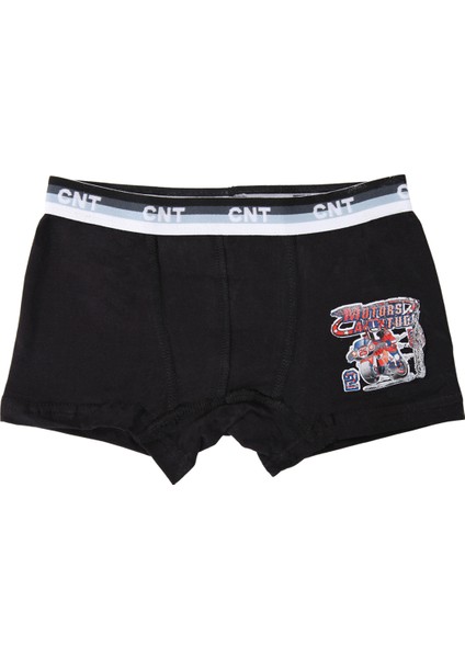 Erkek Çocuk 6'lı Karışık Baskılı Kutulu Boxer