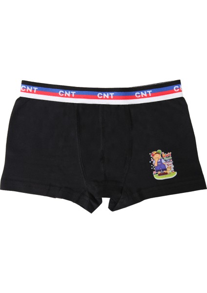 Erkek Çocuk 6'lı Karışık Baskılı Kutulu Boxer