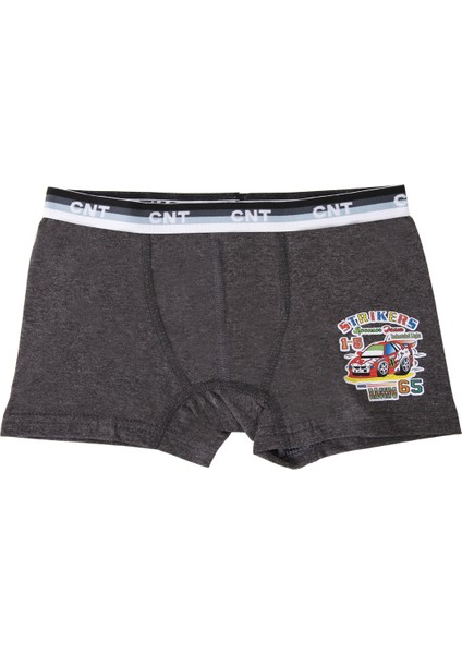 Erkek Çocuk 6'lı Karışık Baskılı Kutulu Boxer