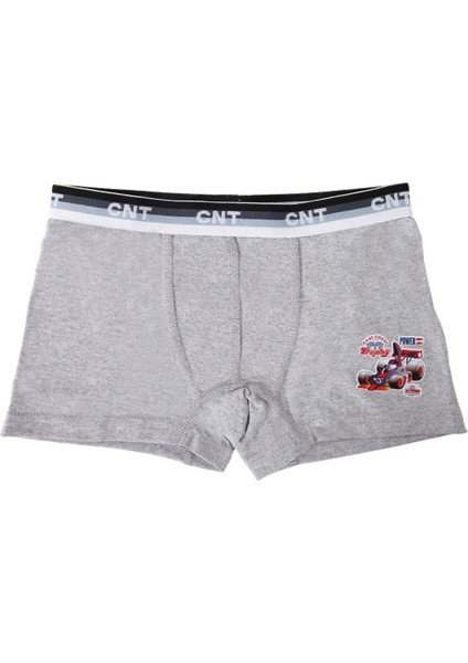 Erkek Çocuk 6'lı Karışık Baskılı Kutulu Boxer