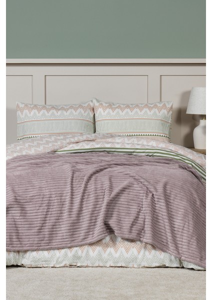 Anna Battaniye Çift Kişilik Wellsoft (180X220 Cm) Gülkurusu