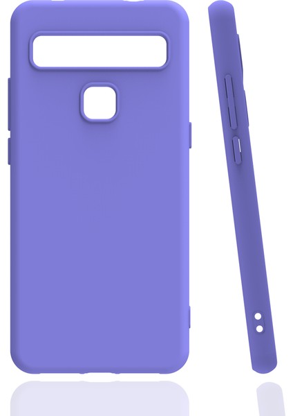 Tcl 10L Kılıf Biye Silikon-Lila